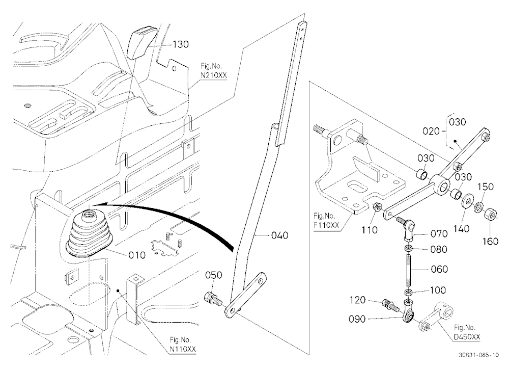 Range And Creep Gear Shift Lever