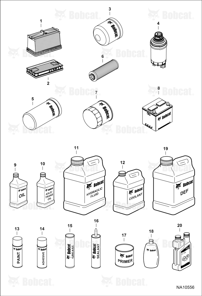 Maintenance Items (Service Parts)