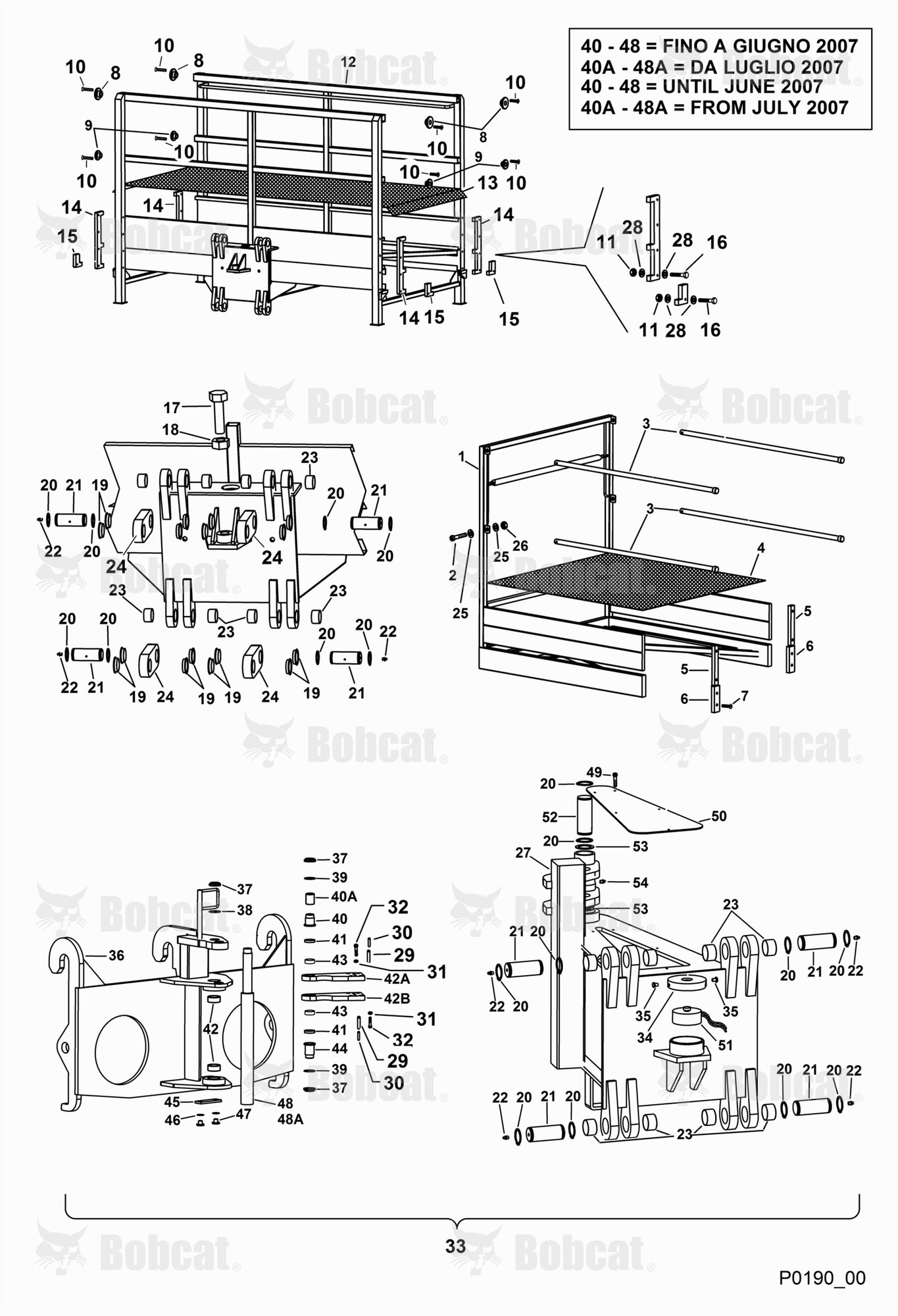 Man Platform 4M 800KG, Rotating (BUD6429)