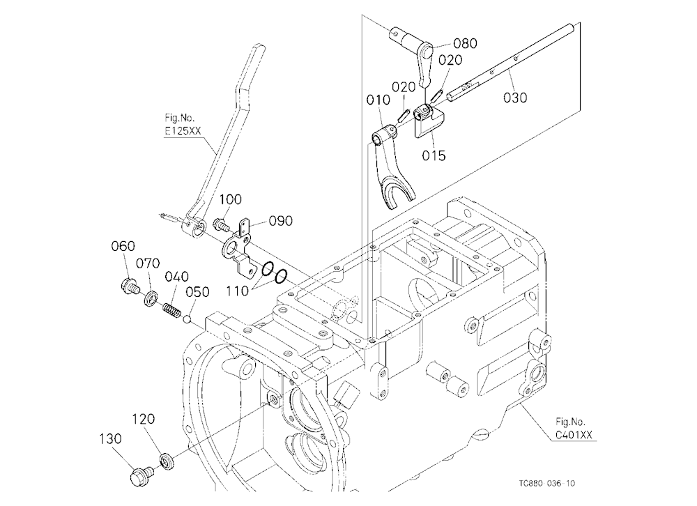 Pto Shift Fork