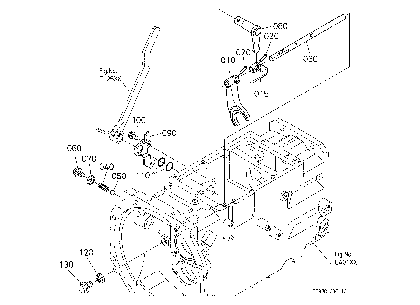 Pto Shift Fork