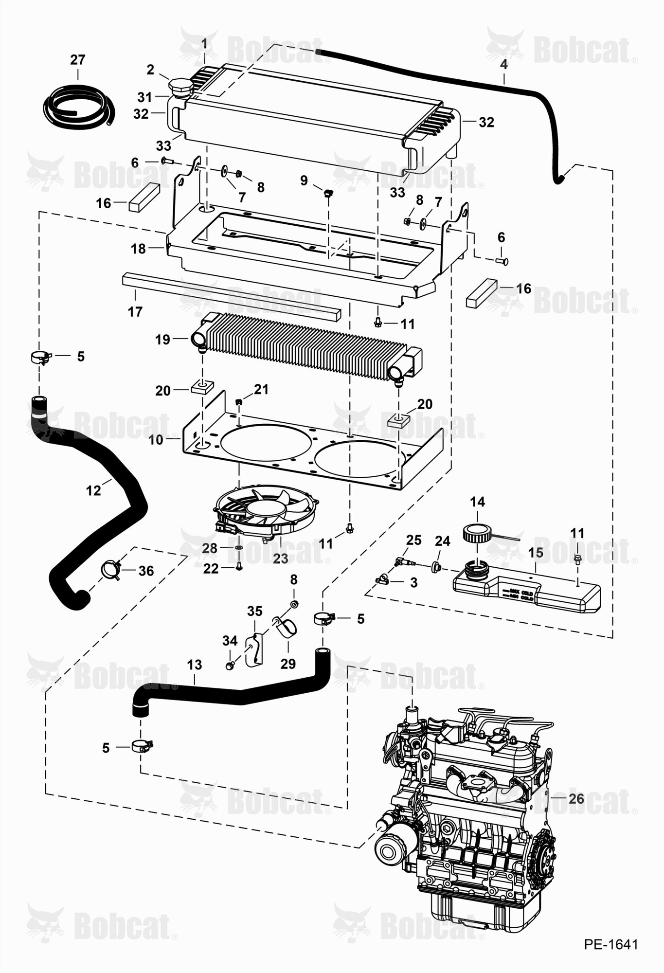 Engine & Attaching Parts (Cooling Group)