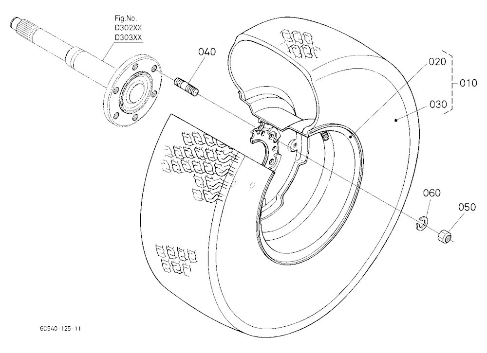 Rear Wheel (33*12.5-15)