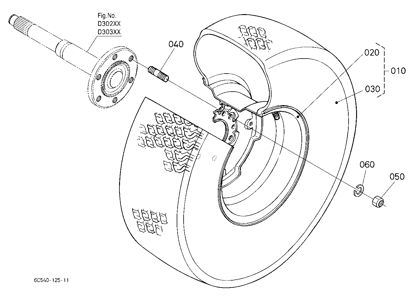 Rear Wheel (33*12.5-15)