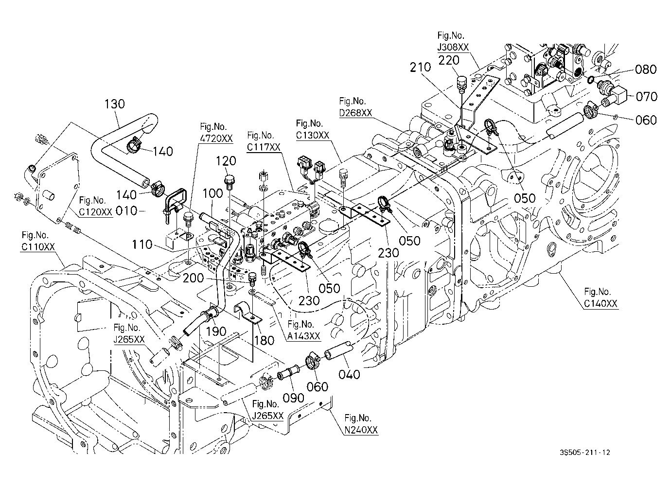 Hydraulic Oil Line (Oil Cooler) [New]