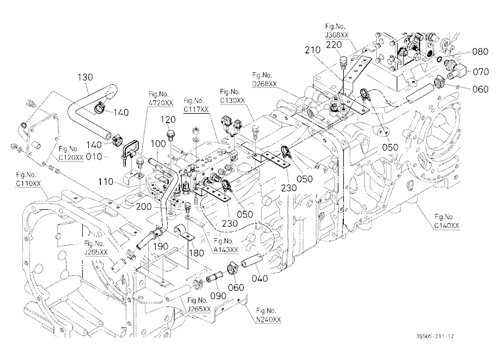 Hydraulic Oil Line (Oil Cooler) [New]