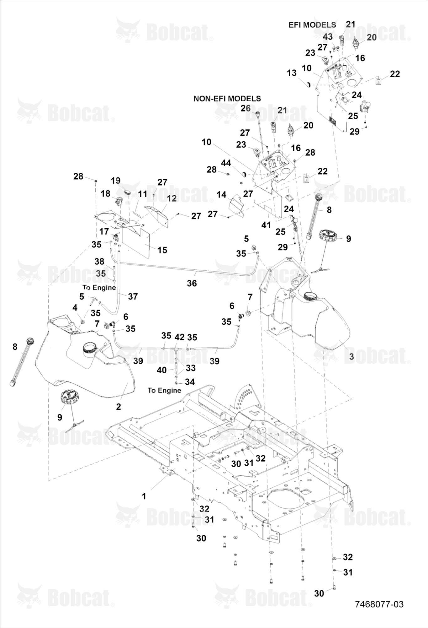 Fuel Tank & Control Panel