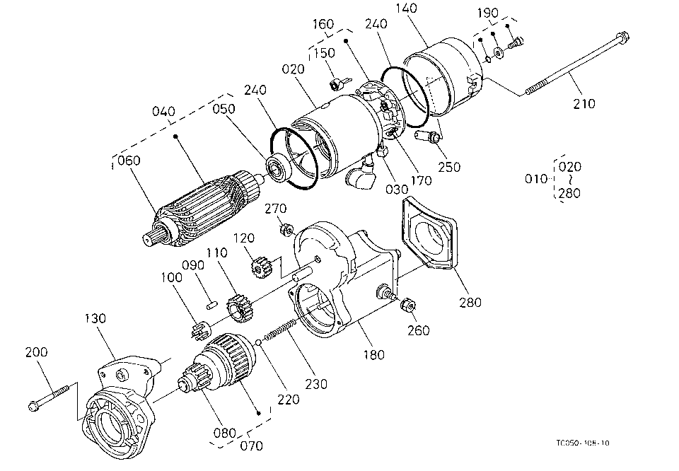 Starter [Component Parts](Not For Reman Unit)