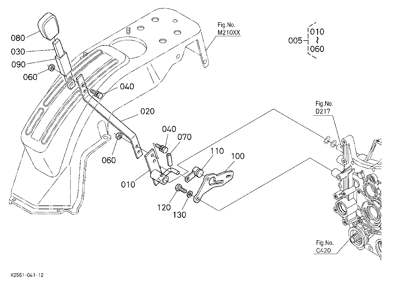 Range Gear Shift Lever