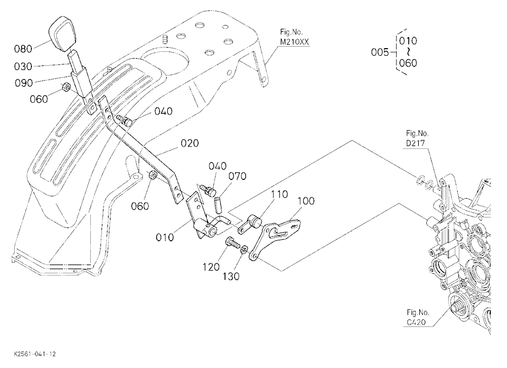 Range Gear Shift Lever