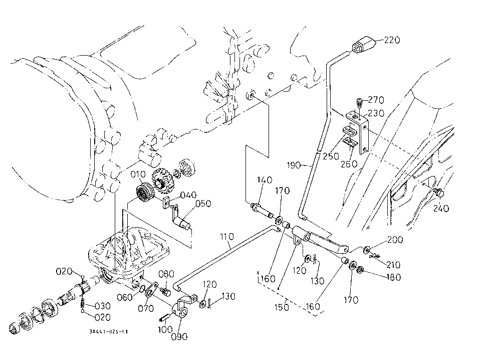 Front Wheel Drive Lever