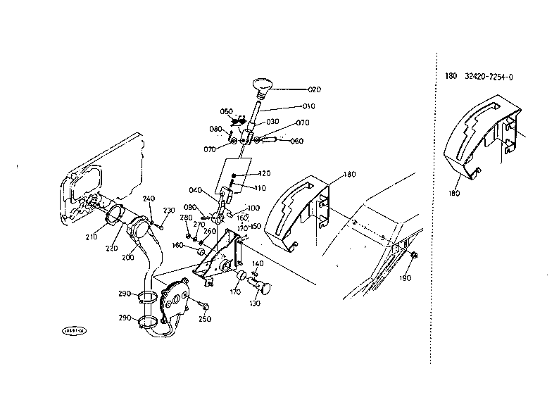 Main Gear Shift Lever