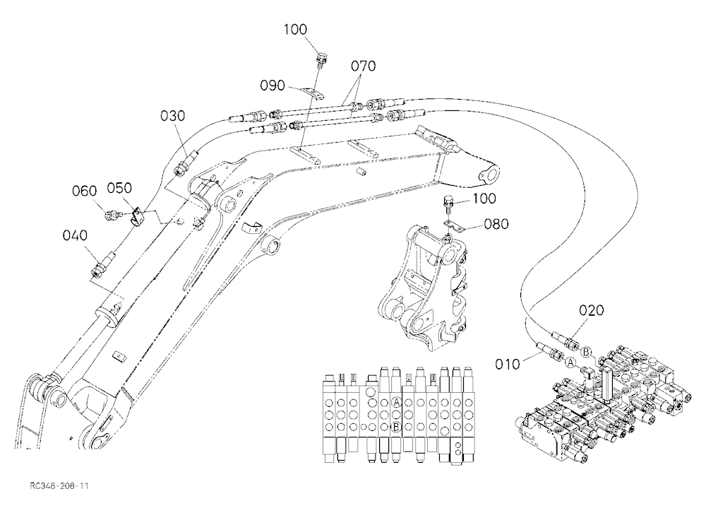 Oil Piping (Arm)