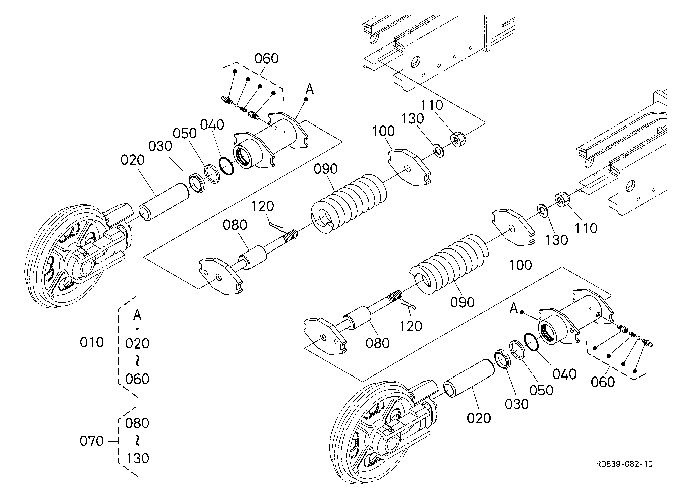 Idler Cylinder [Rubber Crawler Type]