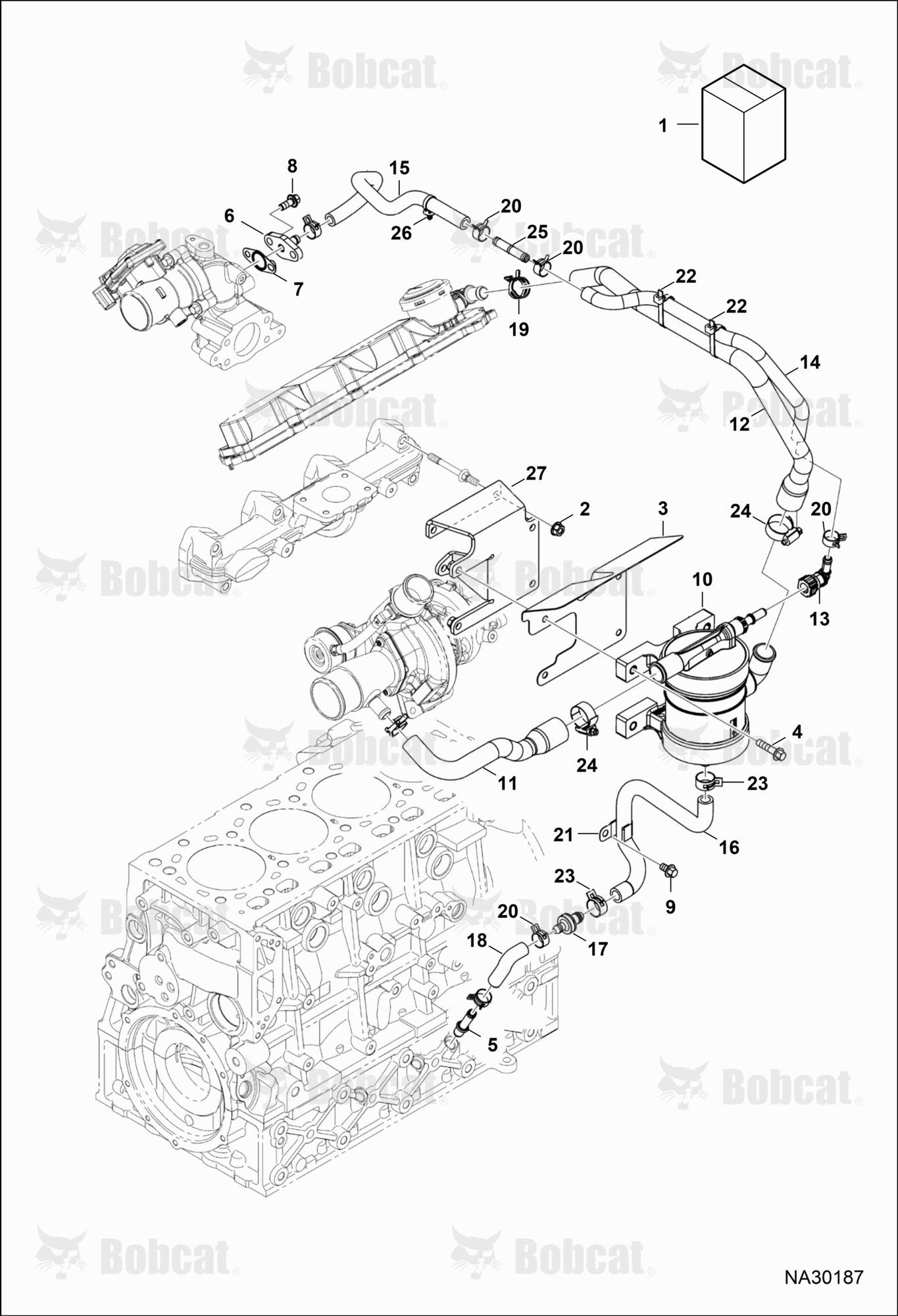 Oil Breather Kit ASSY  B66N11001 - B66N12005
