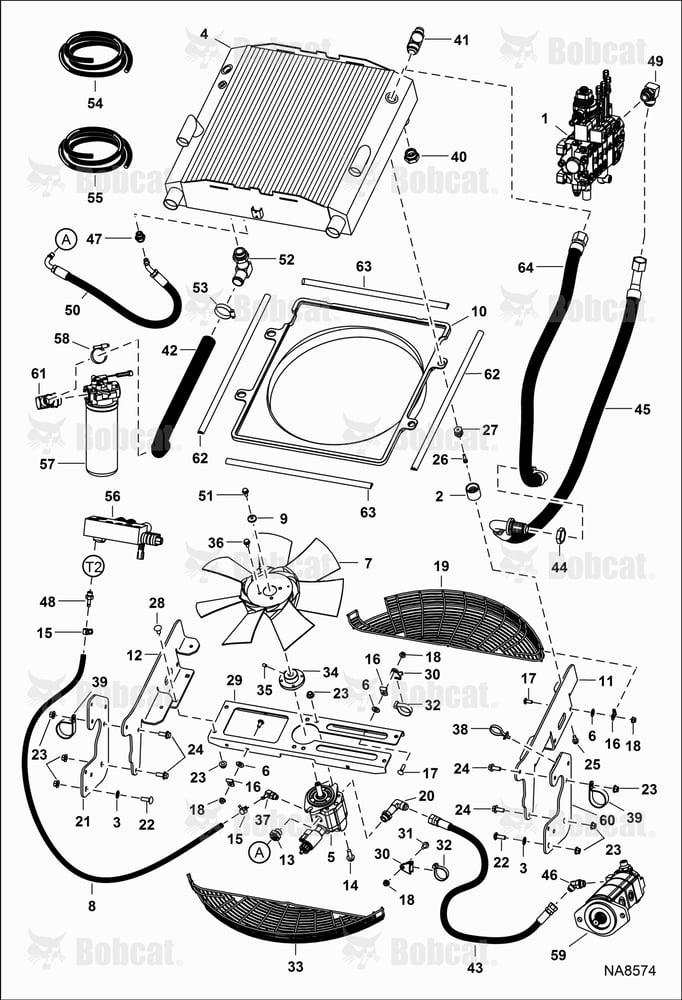 Hydrostatic Circuitry (Rear Cooling)