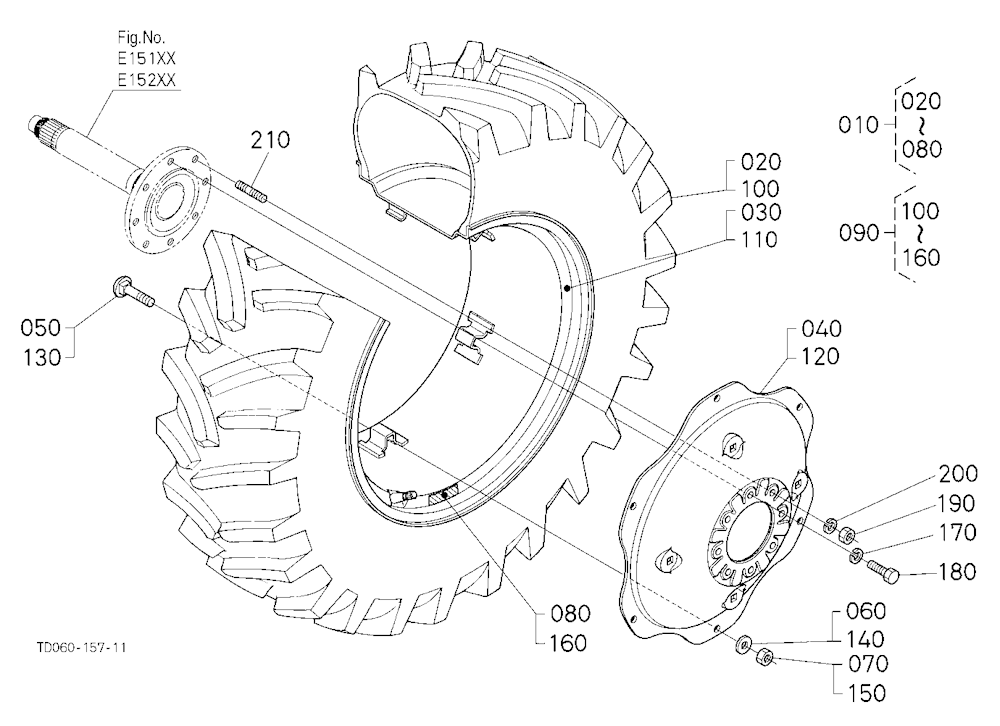 Rear Wheel (13.6-28)