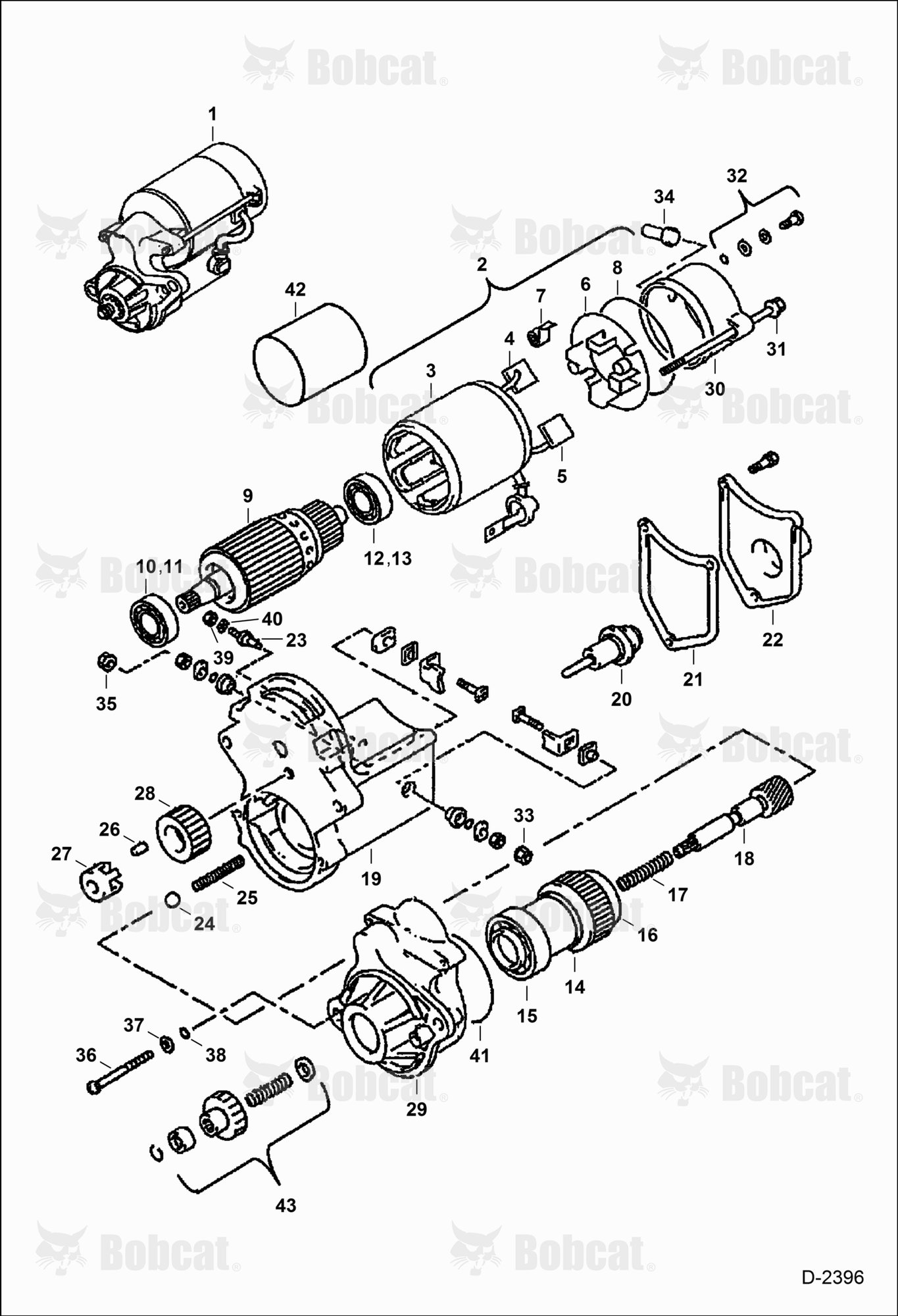 Starter (1.4 KW) (Nippondenso - 228000-5740)