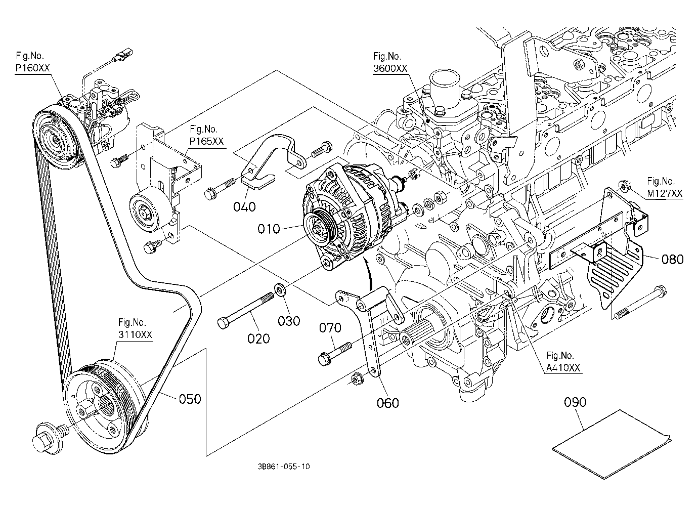 Alternator Kit (Alternator) (W/G No.8168) [Option]