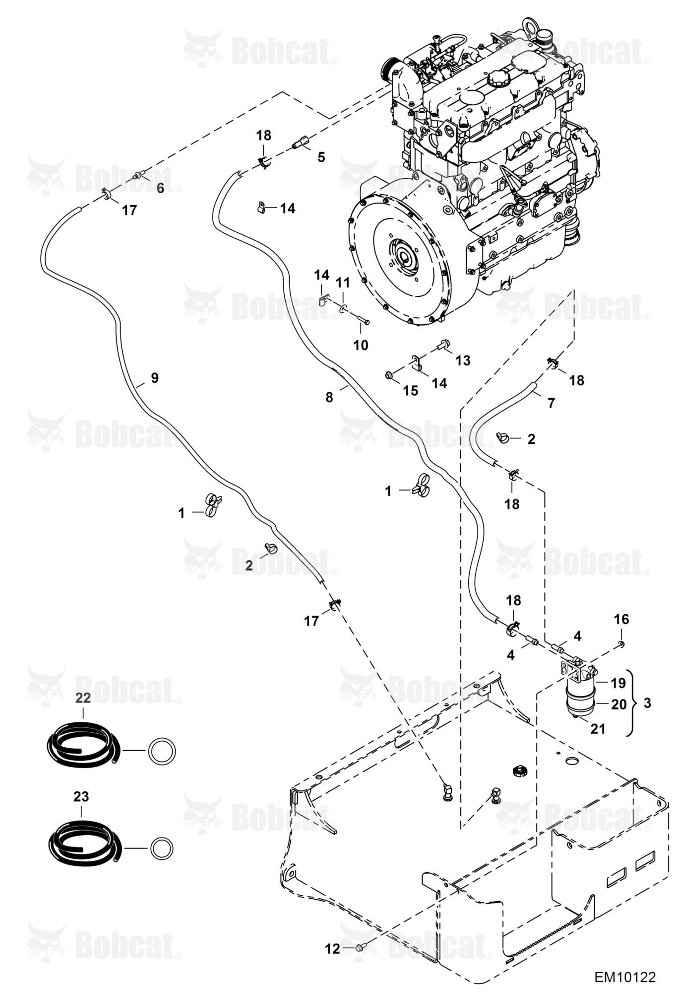 Engine & Attaching Parts (Fuel Delivery System)