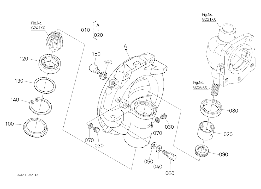 Front Axle Case Rh