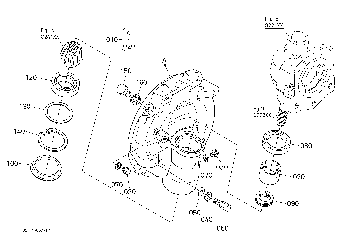 Front Axle Case Rh