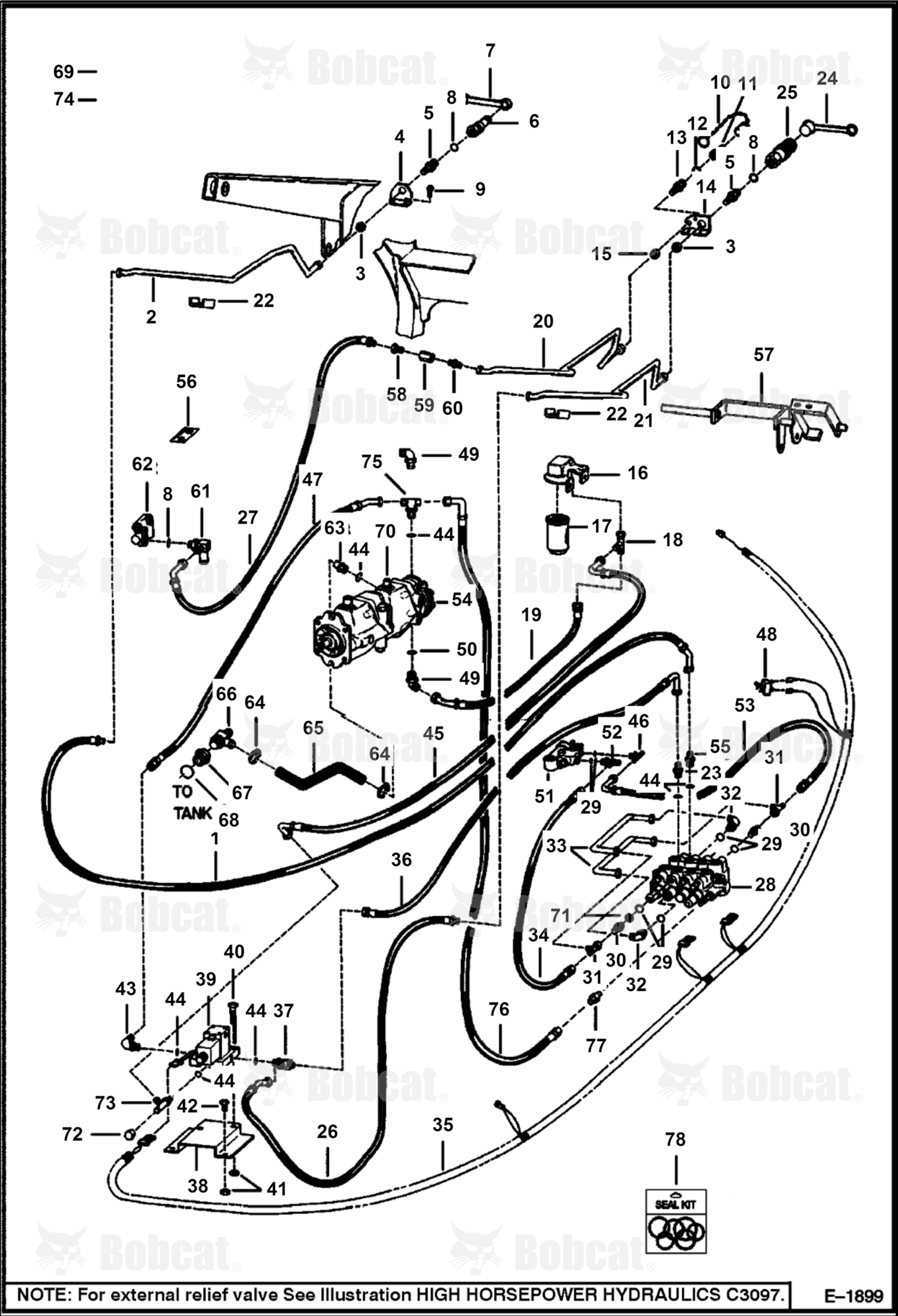 High Horsepower Hydraulics  503750449 & Below