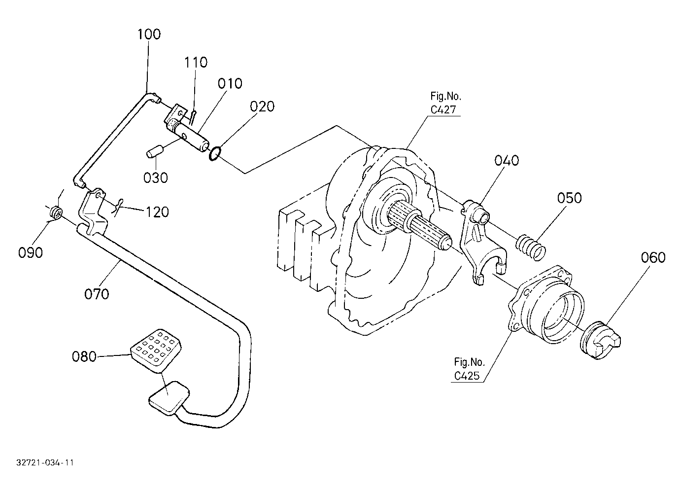 Differential Lock Pedal