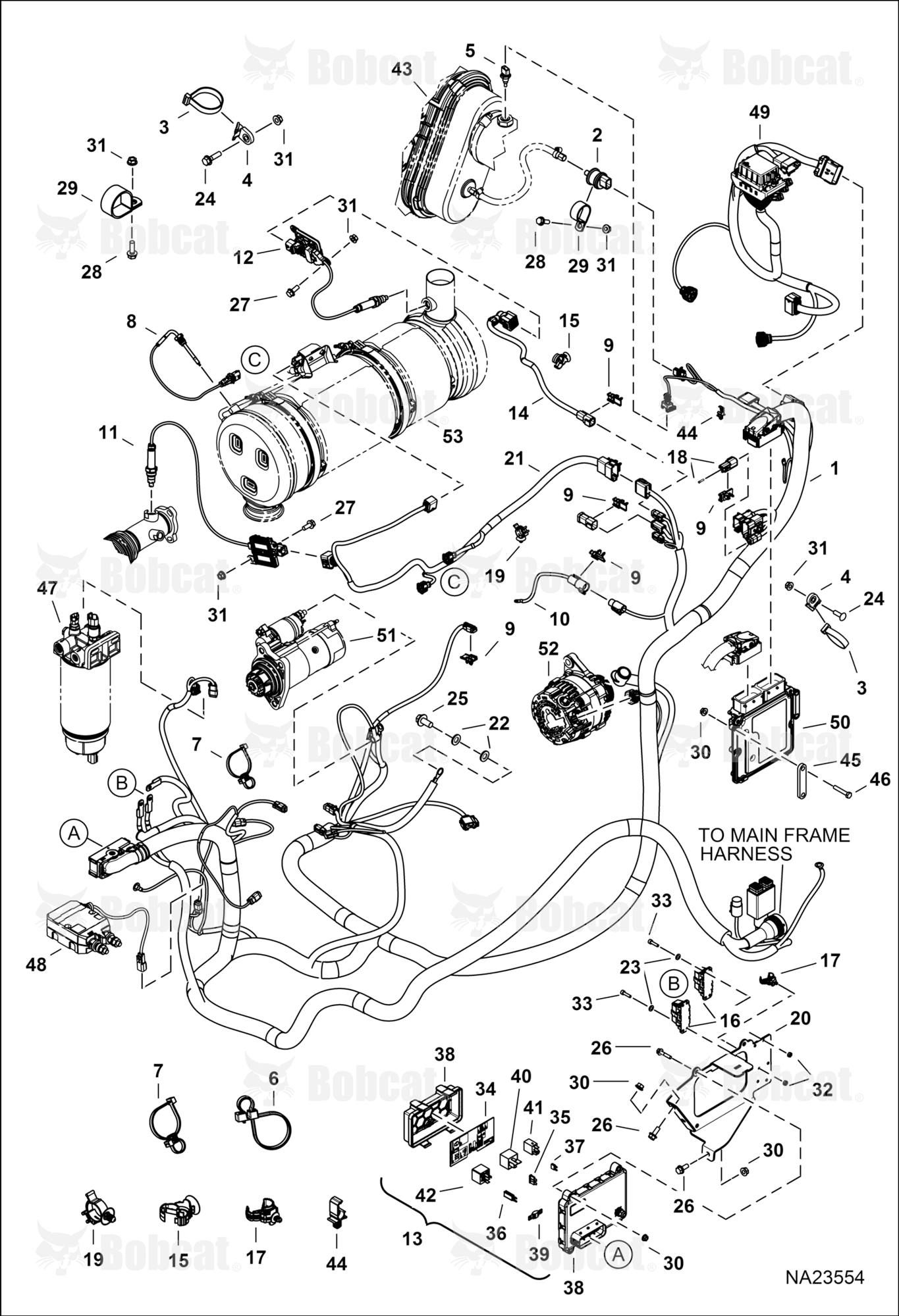 Engine Electrical Circuitry (Harness)