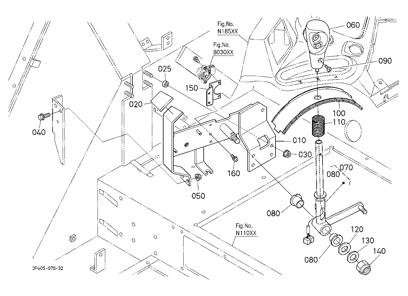 Main Gear Shift Lever