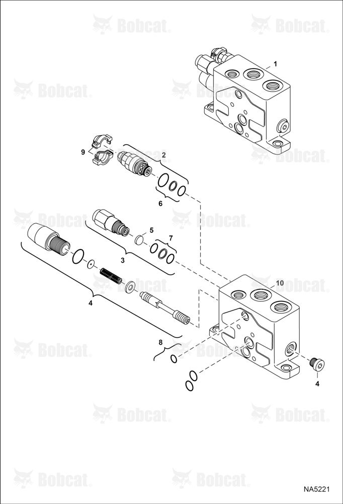 Hydraulic Control Valve (Inlet Section)