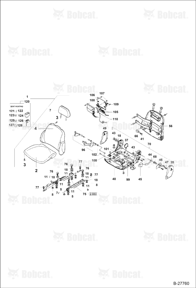 Operator Seat With Vertebra Support - Msg 95