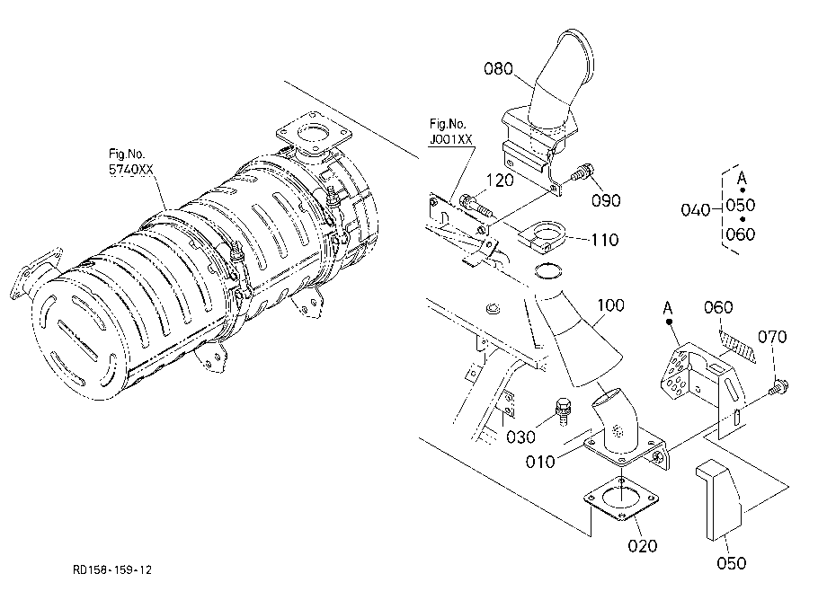 Diesel Particulate Filter Muffler Cover