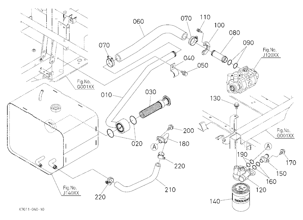 Hydraulic Oil Line (Tank)