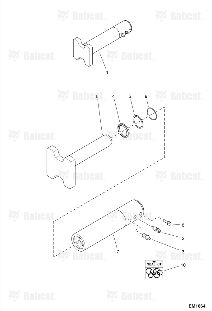 Track Tension Cylinder