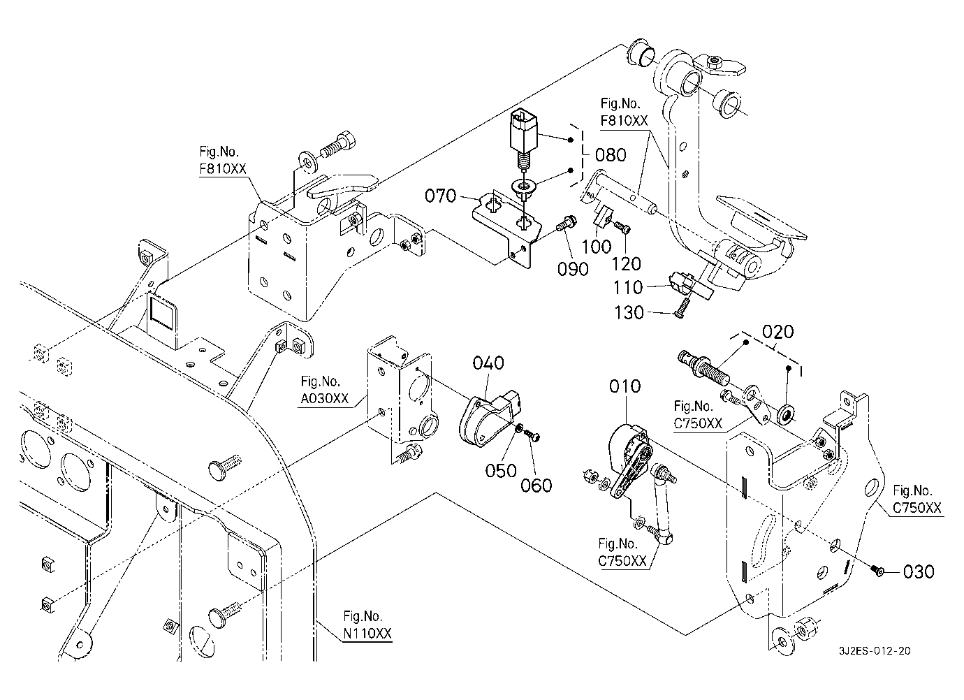 Switch/Sensor (Pedal/Parking Brake Lever)