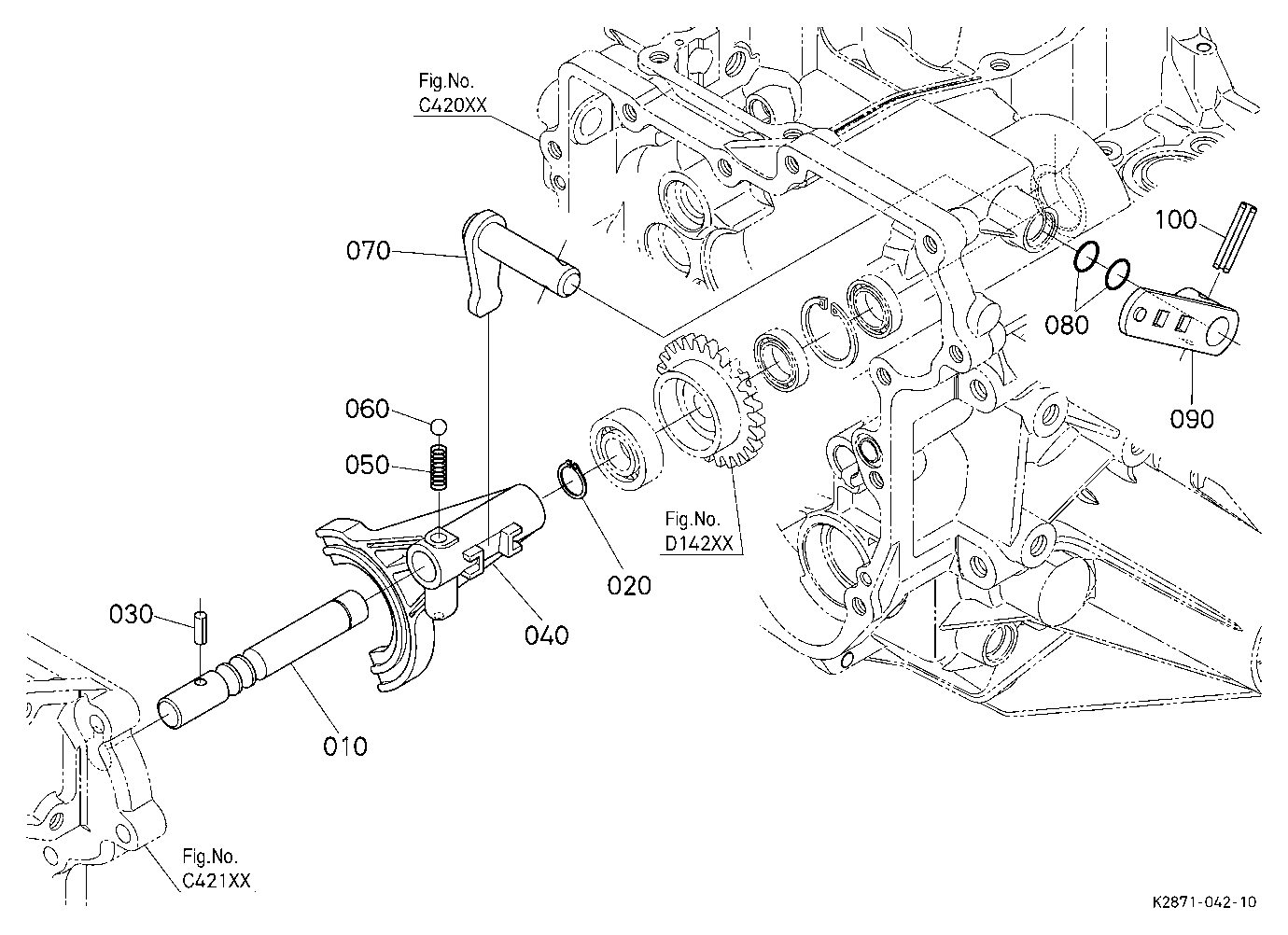 Pto Gear Shift Arm