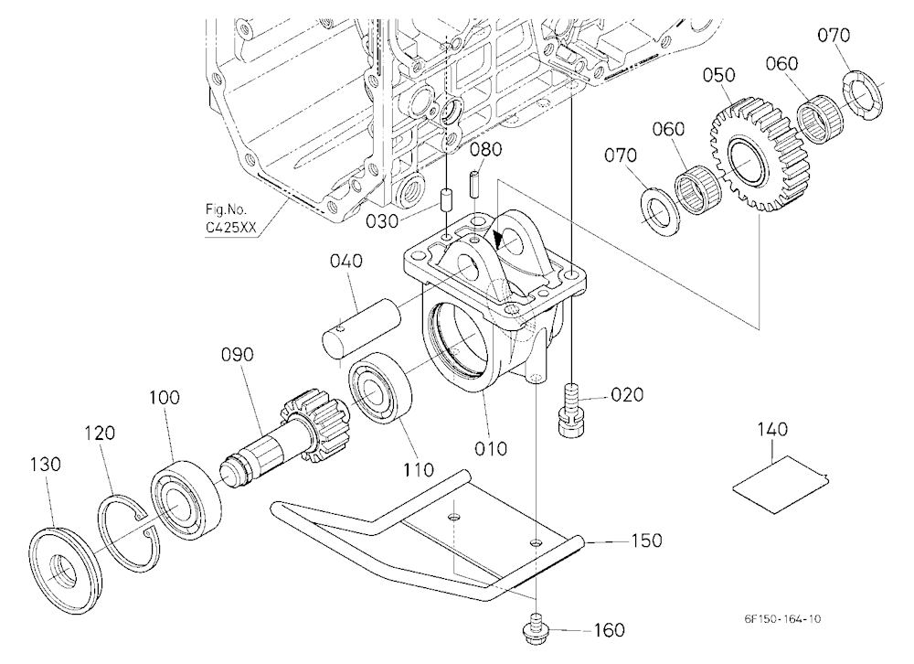Mid Pto (Gear) (W/G No.B1017) [Option]