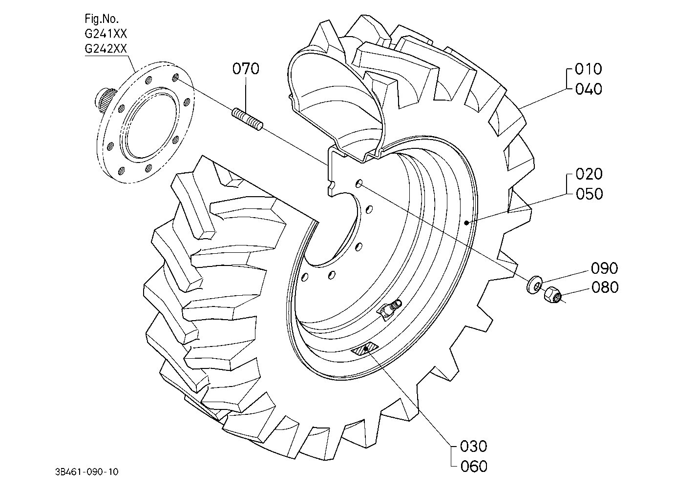 Front Wheel (280/70R18 R1)