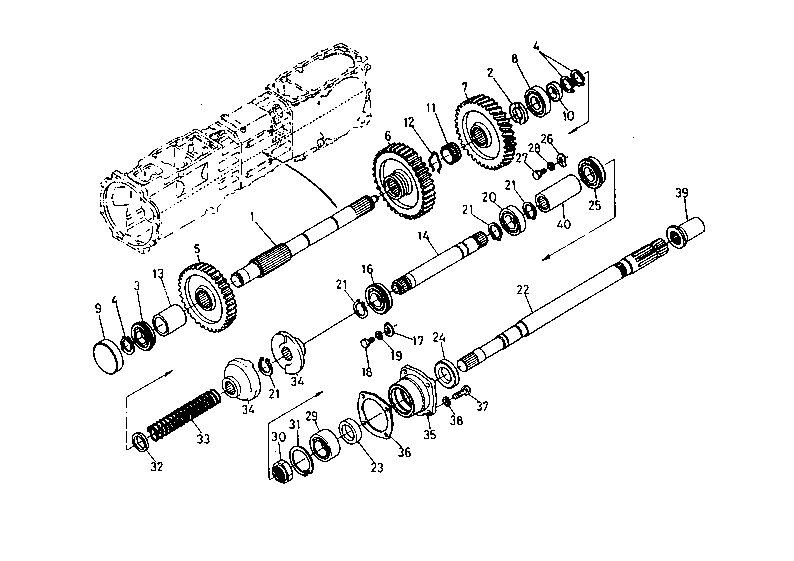 Pto Counter Shaft [New Type]