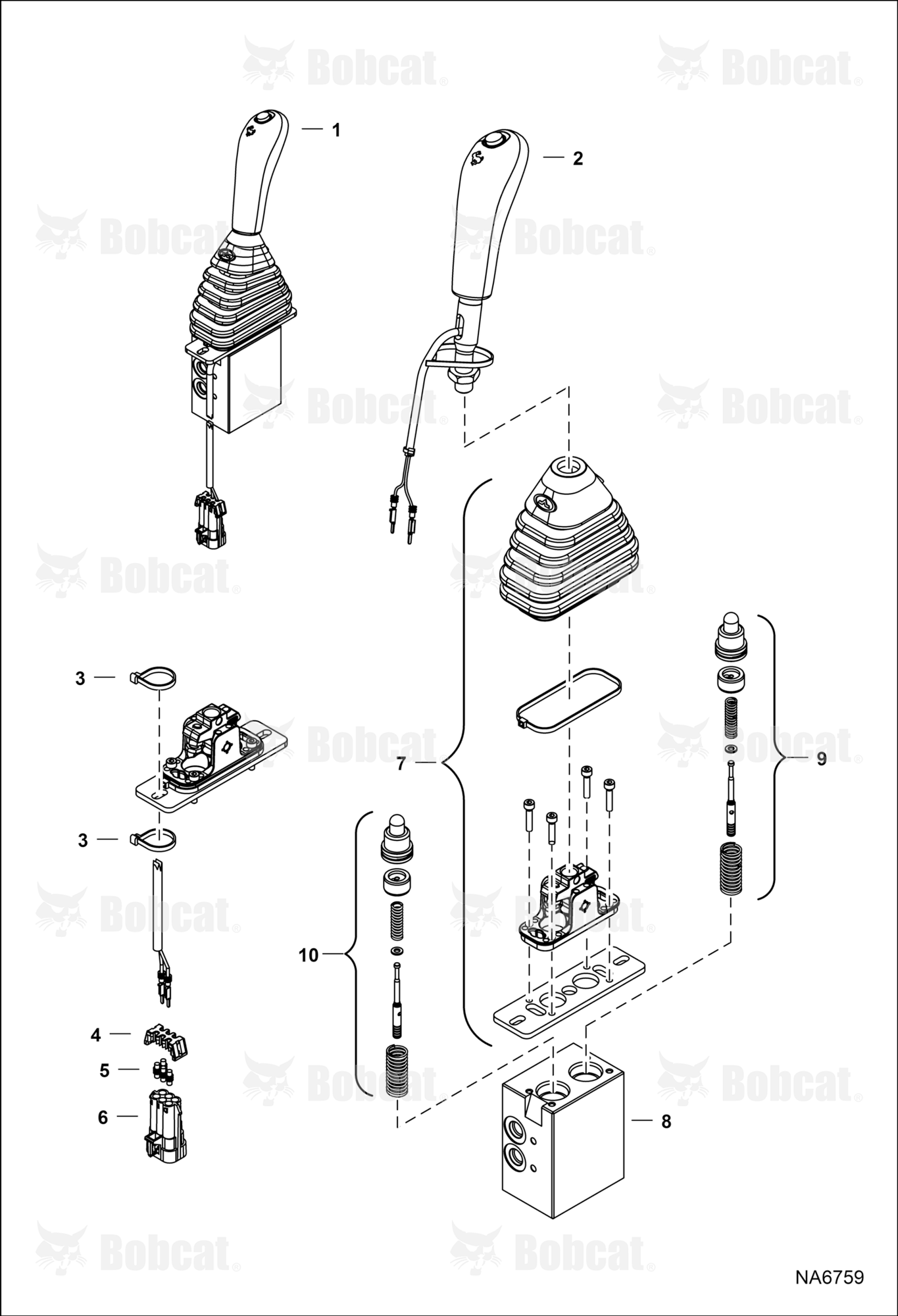 Blade Joystick  AB8B11001 - AB8B12272