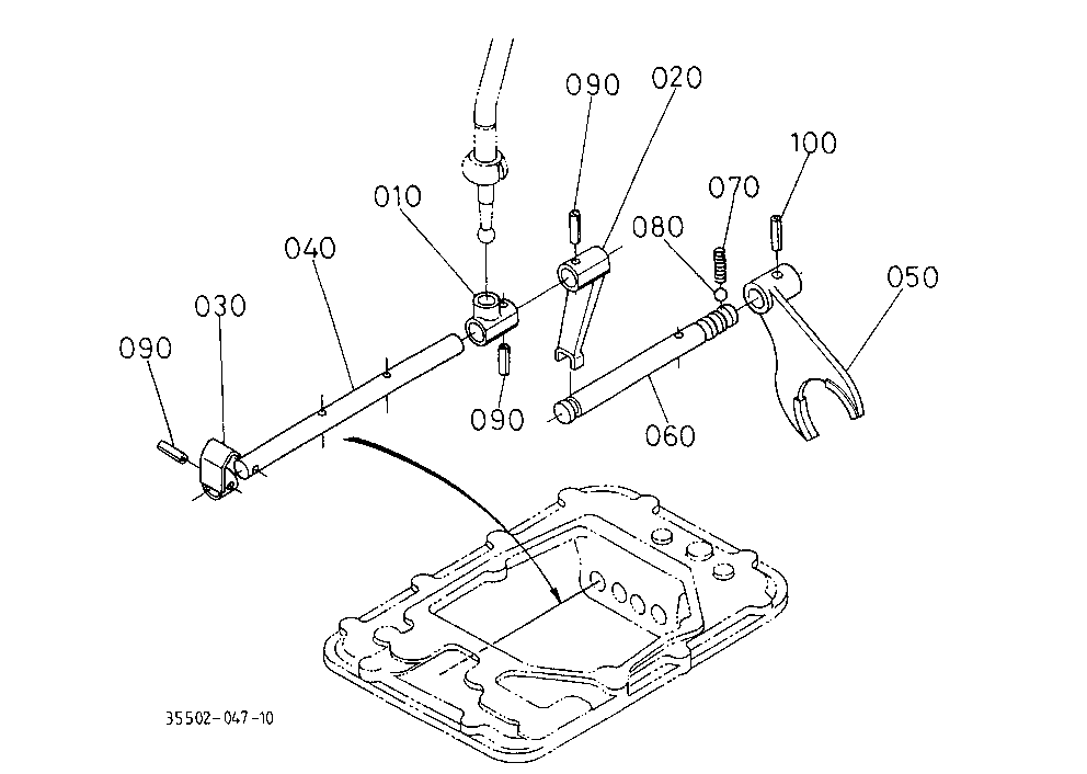 Range Gear Shift Fork