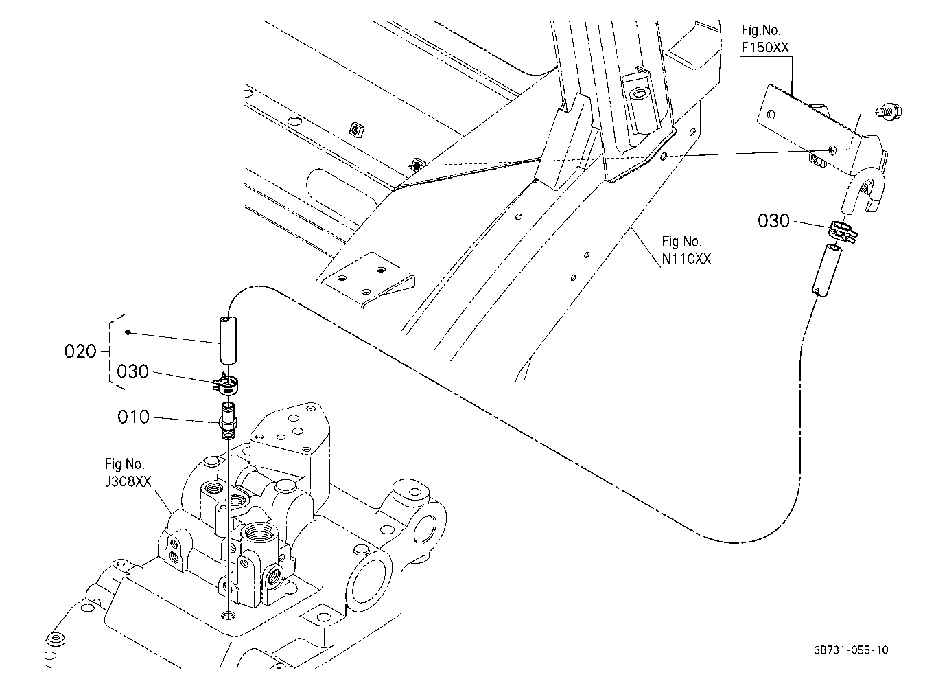 Breather Hose (Hydraulic Cylinder Case)
