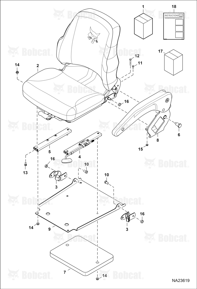 Seat Kit (Suspension) (Driver)