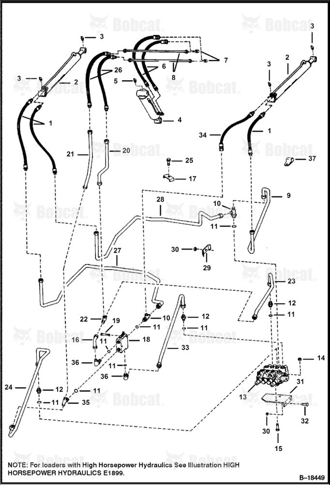 Hydraulic Circuitry  503726663 & Above
