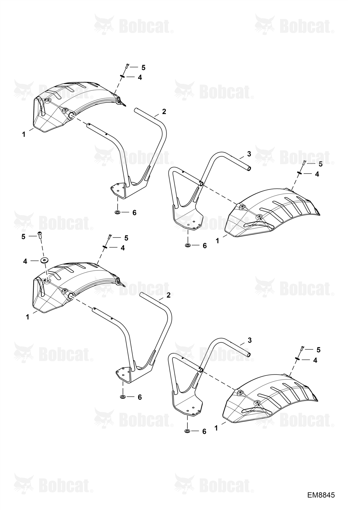 Mudguards (20" Wheels)