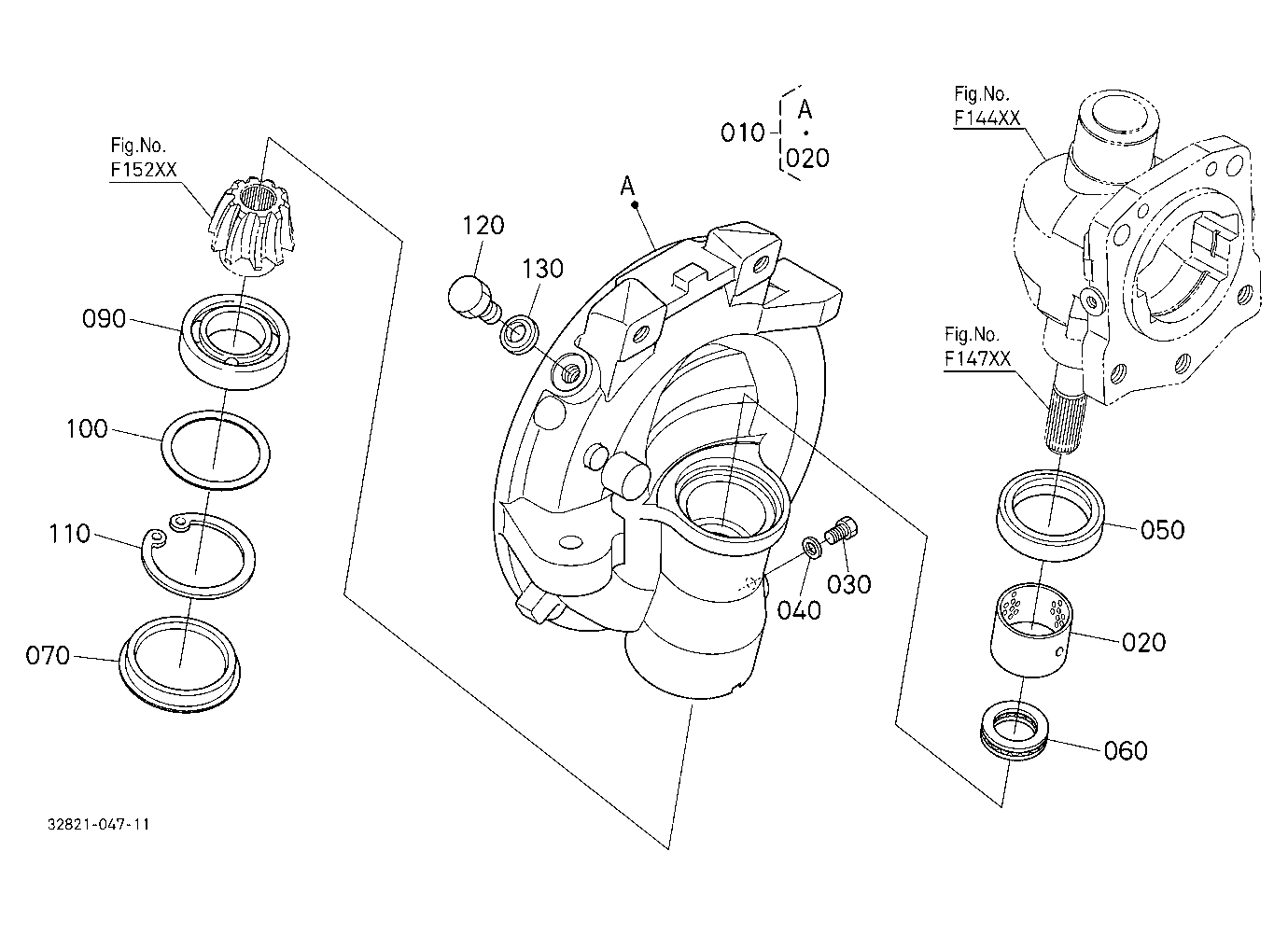 Front Axle Case Rh