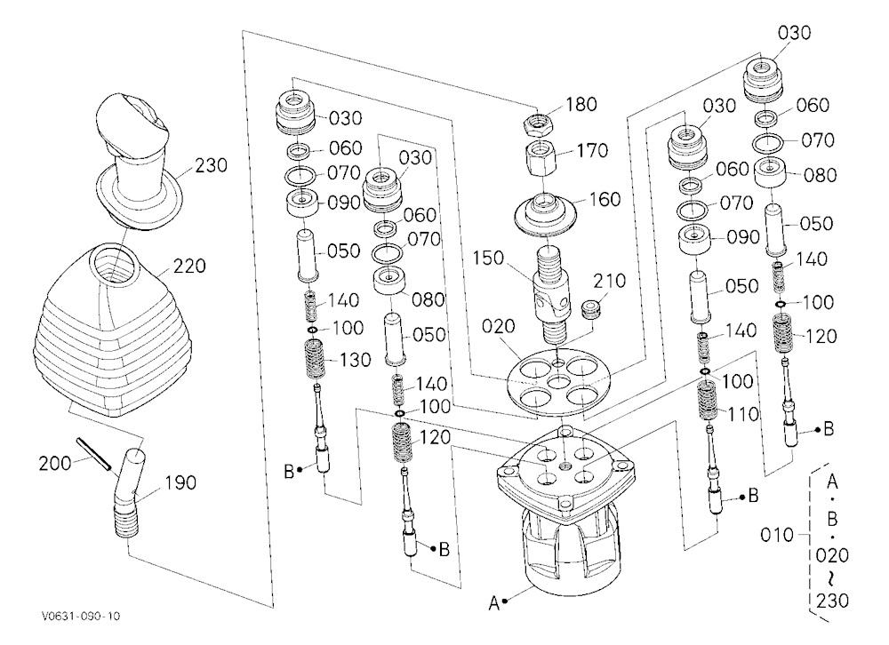 Pilot Valve (Rh) [Component Parts]