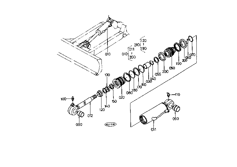 Dozer Cylinder and Component Parts [Kh-91(H)]