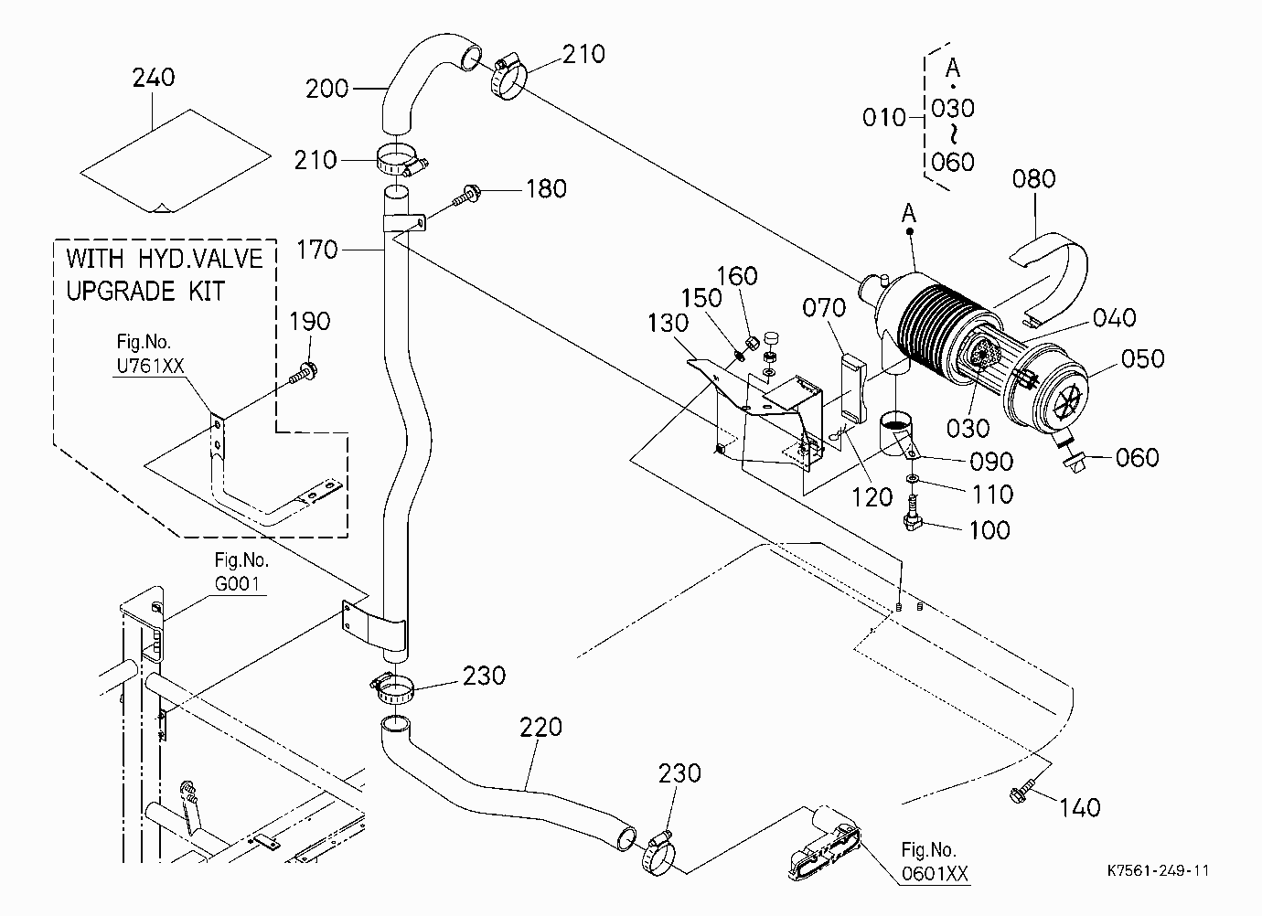 HIGH MOUNT AIR CLEANER KIT (CAB) [V4272] [OPTION]